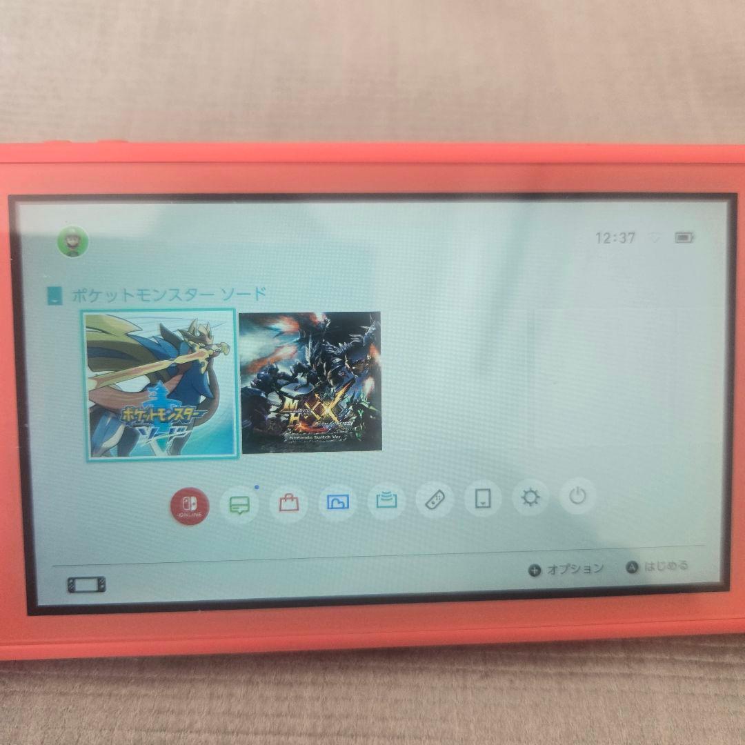 極美品 Nintendo switch lite ピンク