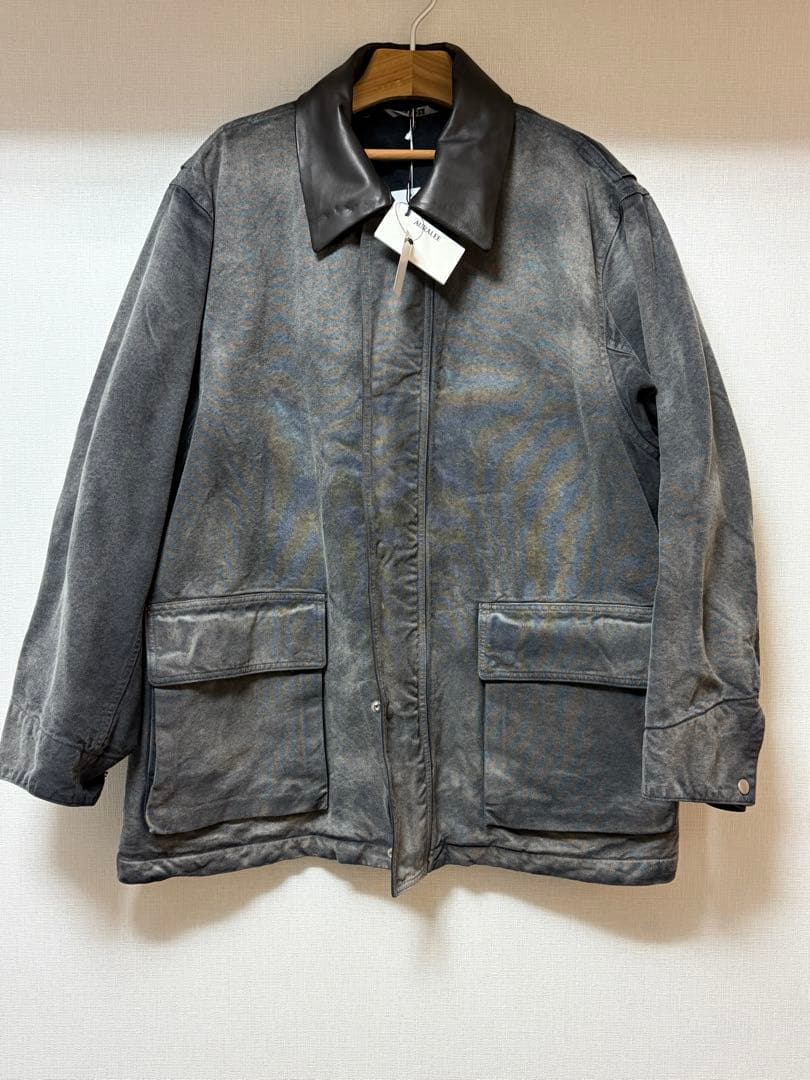 【新品未使用】25AW AURALEEダックブルゾン フェードブラック サイズ4