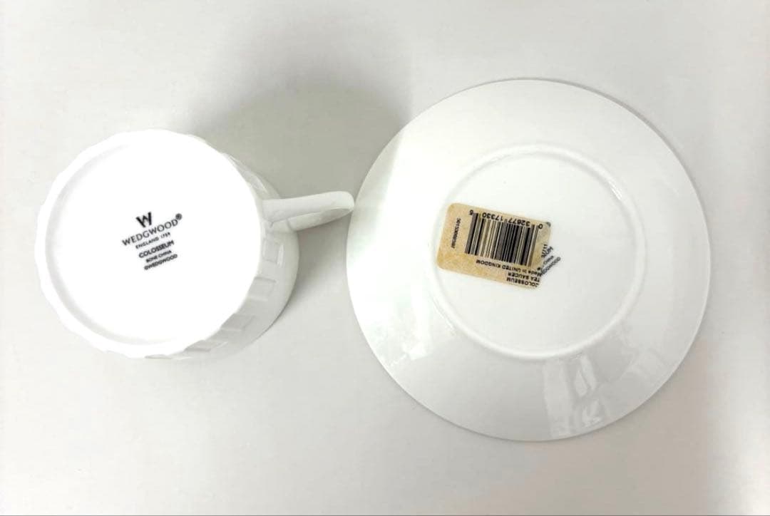 【新品】WEDGEWOOD コロシアム プレート　カップソーサー10点セット