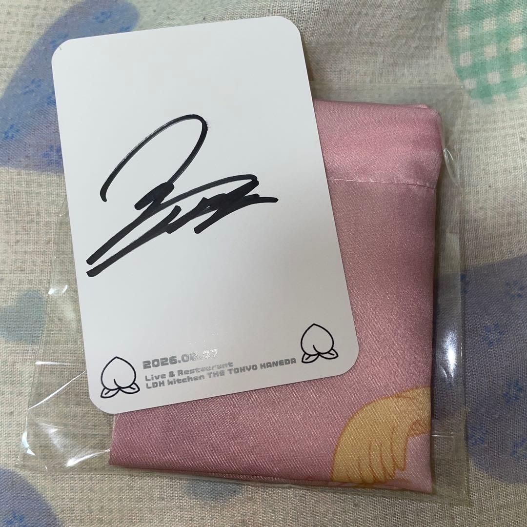 山本彰吾 山活　巾着　サインカード