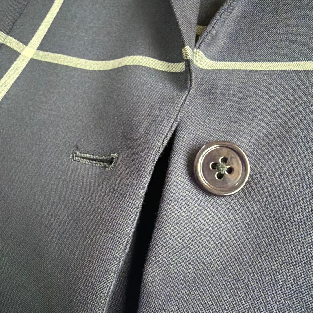 希少 美品 Paul Smith BLACK テーラード ジャケット チェック