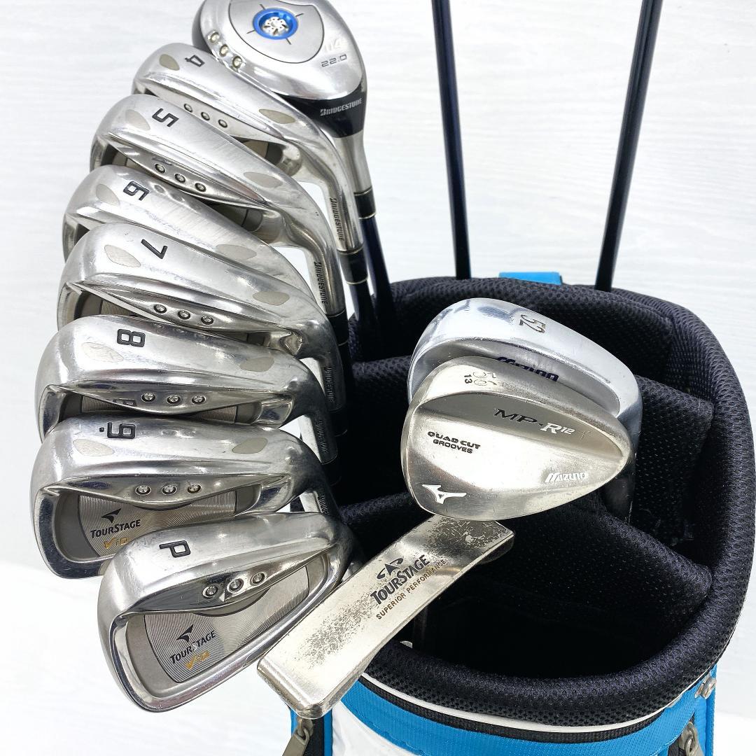 【豪華‼】 TOURSTAGE ツアーステージ ゴルフクラブ 初心者 セット R