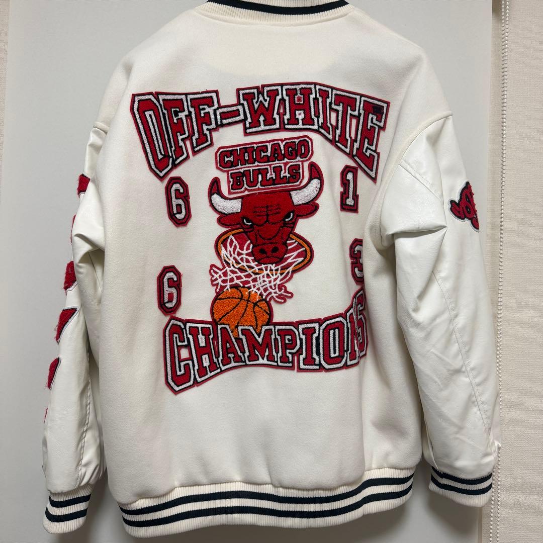 Off-White Chicago Bulls スタジャン　サイズ50