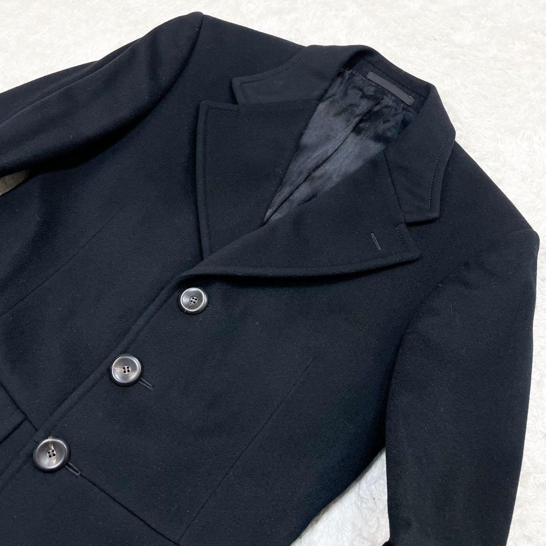 極美品 GUCCI グッチ 希少 トムフォード期 チェスターコート ブラック