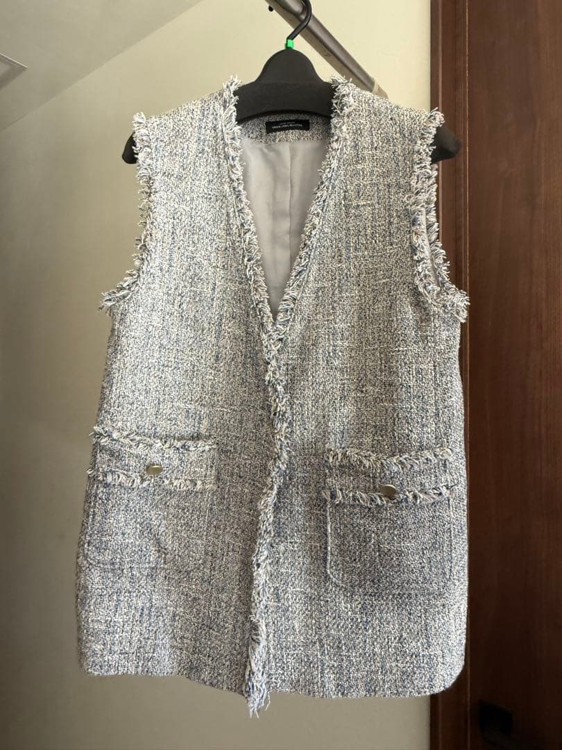 GREEN LABEL RELAXING ツイードベスト Fサイズ
