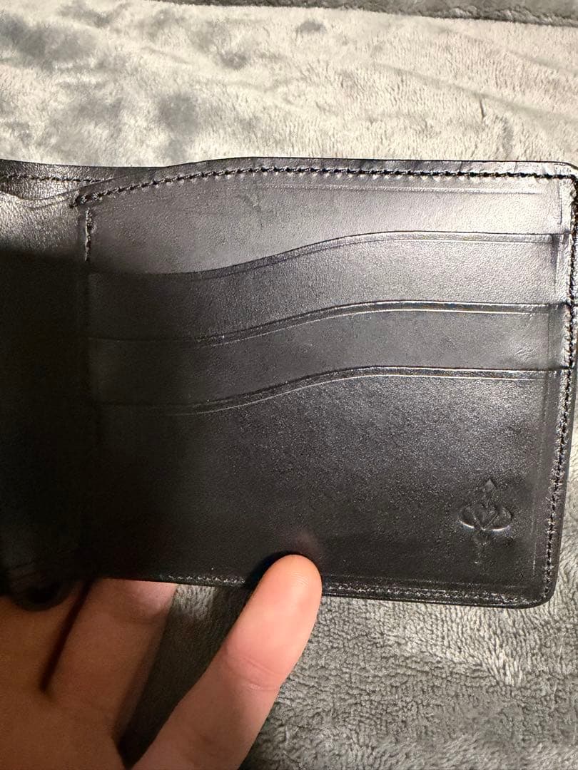 Celt&Cobra パイソンレザー 二つ折り財布 ブラック