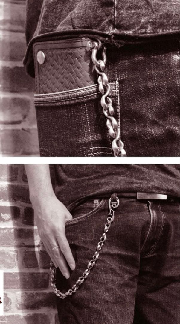 INCEPTION インセプション FフォールSカンウォレットチェーン 真鍮製