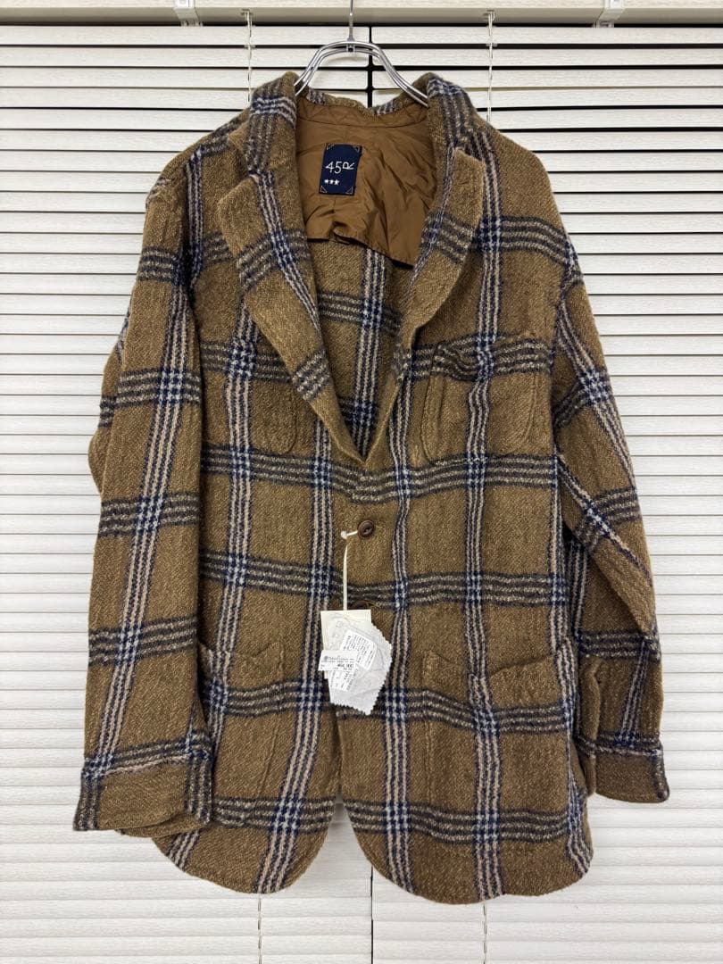 新品未使用　45R 45rpm メリノ縮絨 908シャツジャケット テーラード