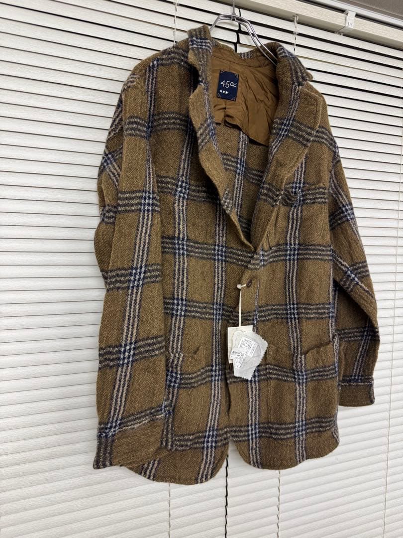 新品未使用　45R 45rpm メリノ縮絨 908シャツジャケット テーラード