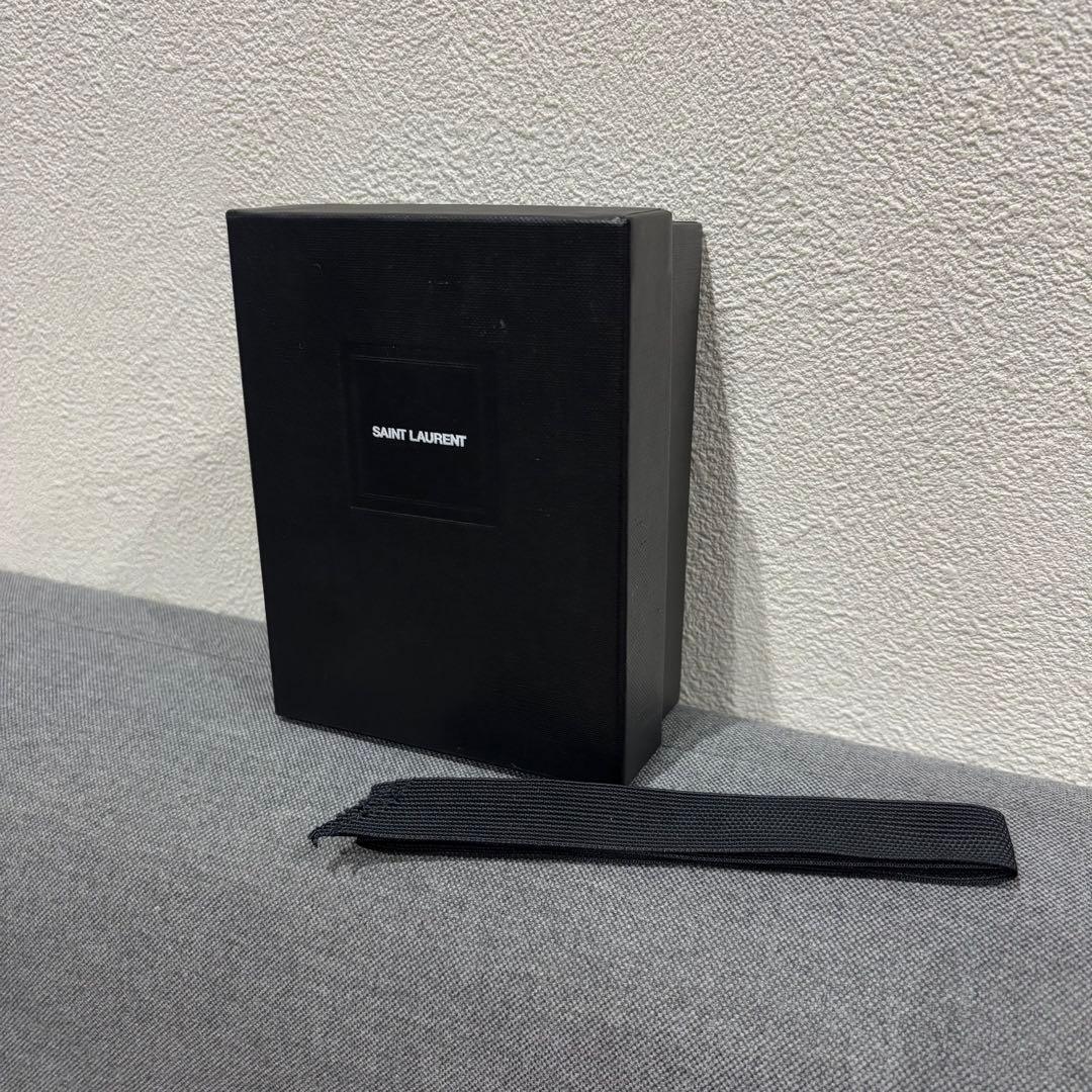 サンローラン　6連キーケース　YSLロゴ　カサンドラ　レザー　ブラック