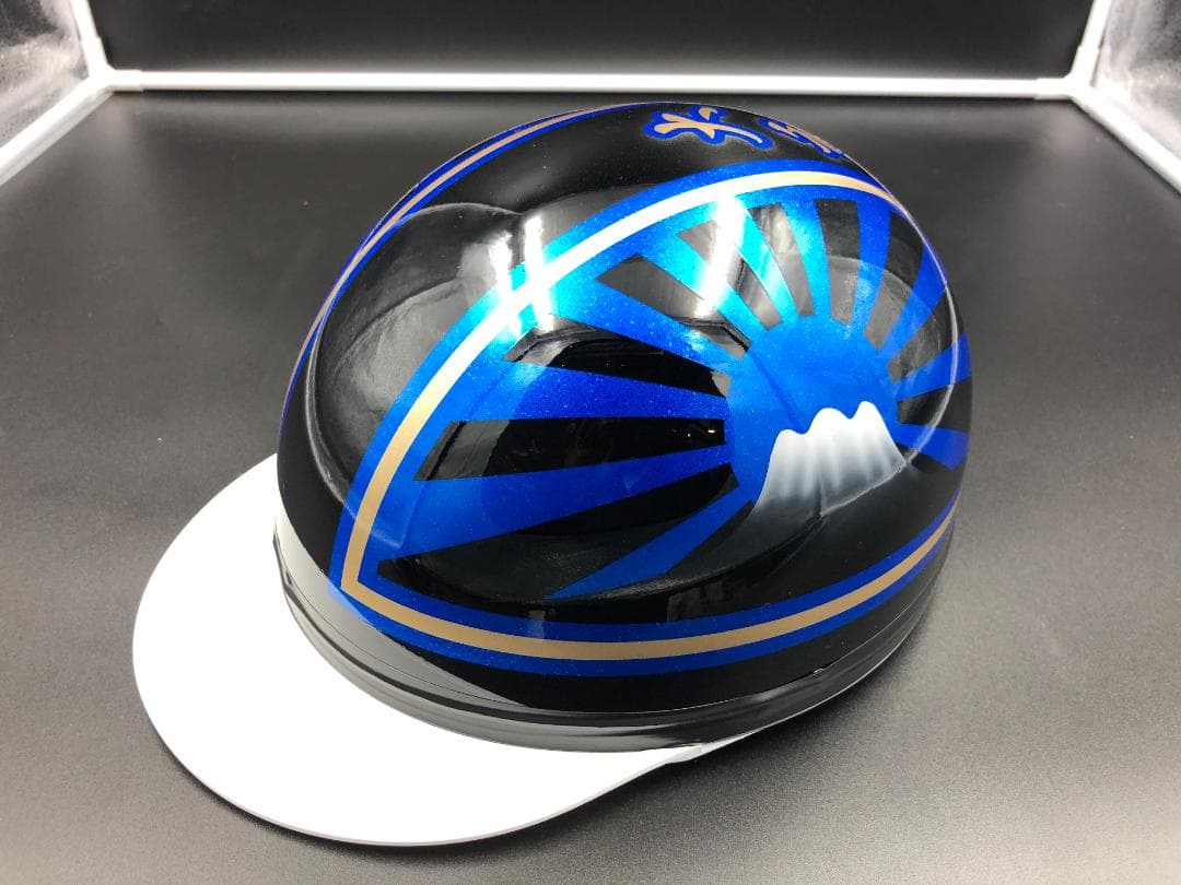 コルク半　カスタム　富士日章　マジック　黒青　ラメ　高級クリヤ送料無料