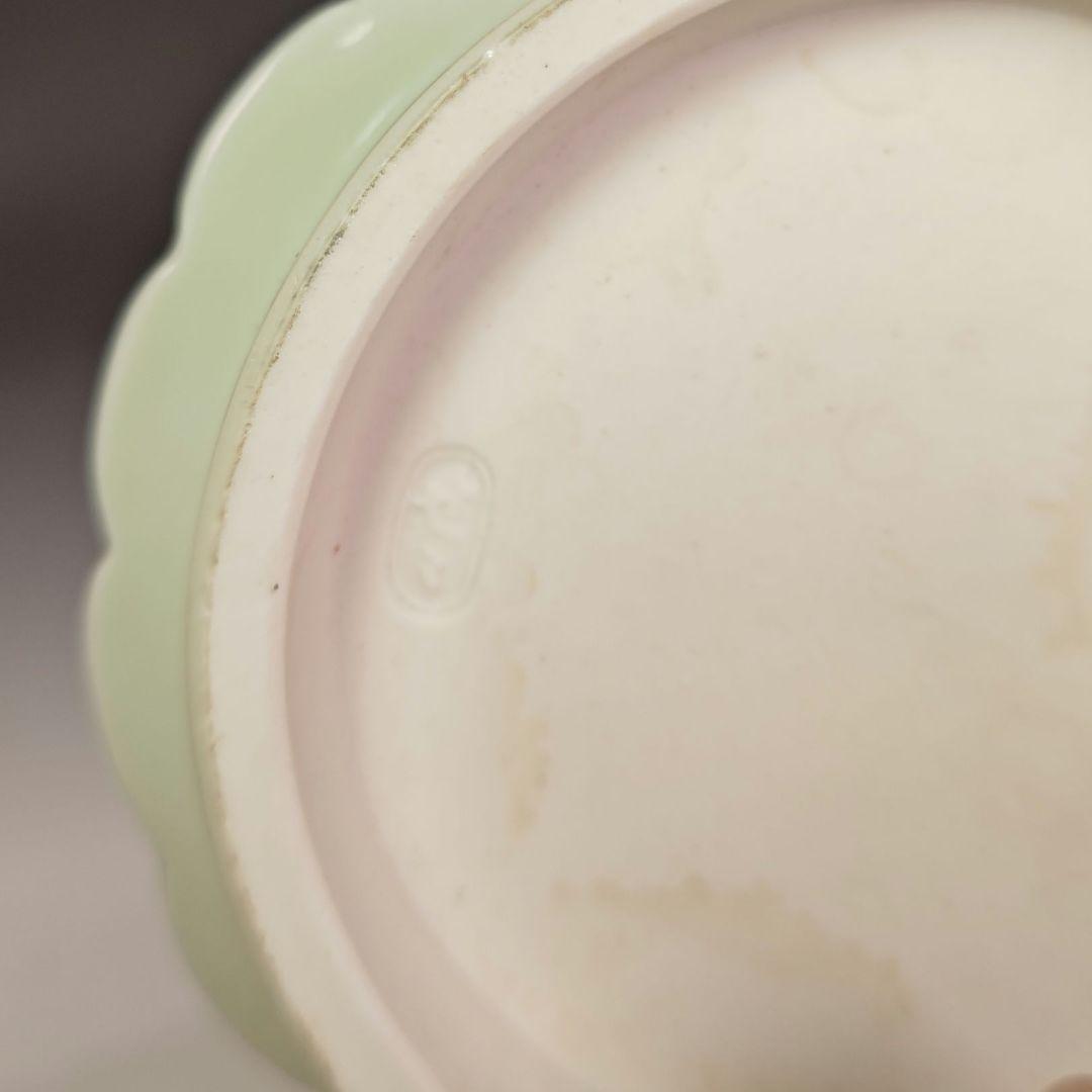 イ921 水指『膳所焼　淡海ぜぜ　陽炎園造　染付　桶側　水指　共箱』茶道具