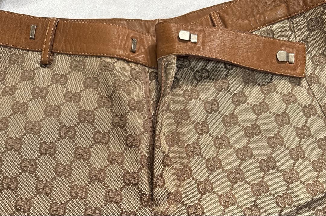 GUCCI GG キャンバス ショートパンツ 38