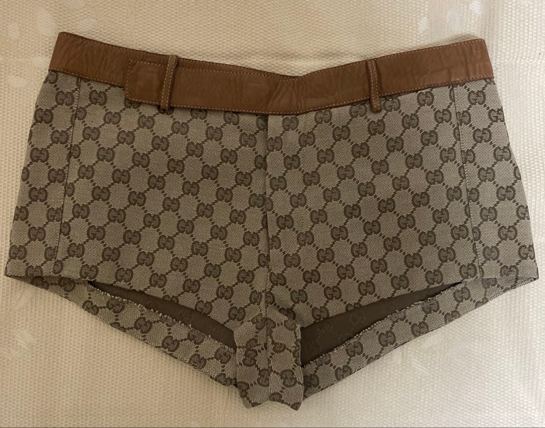 GUCCI GG キャンバス ショートパンツ 38
