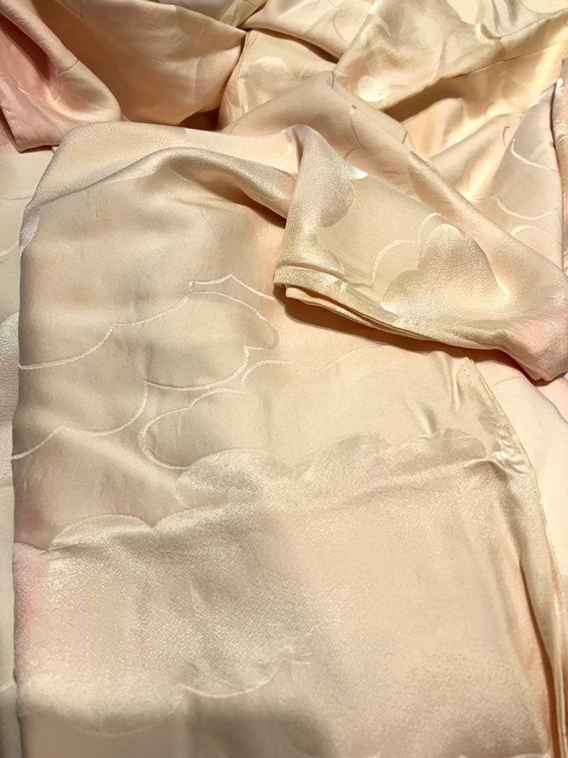 れもんのれ✨　シルク長襦袢　刺繍半衿付き✨