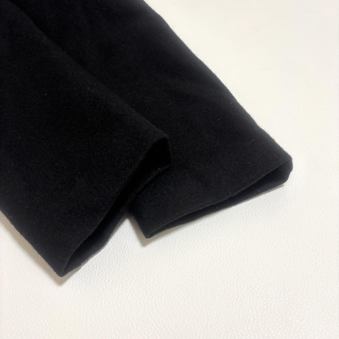 【カシミヤ混】ポールスミス ナポレオンコート メタルボタン キルティング S 黒