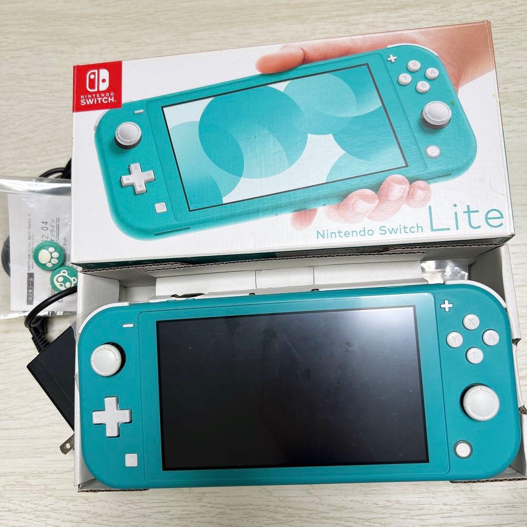 Nintendo switch lite スィッチライト ターコイズ
