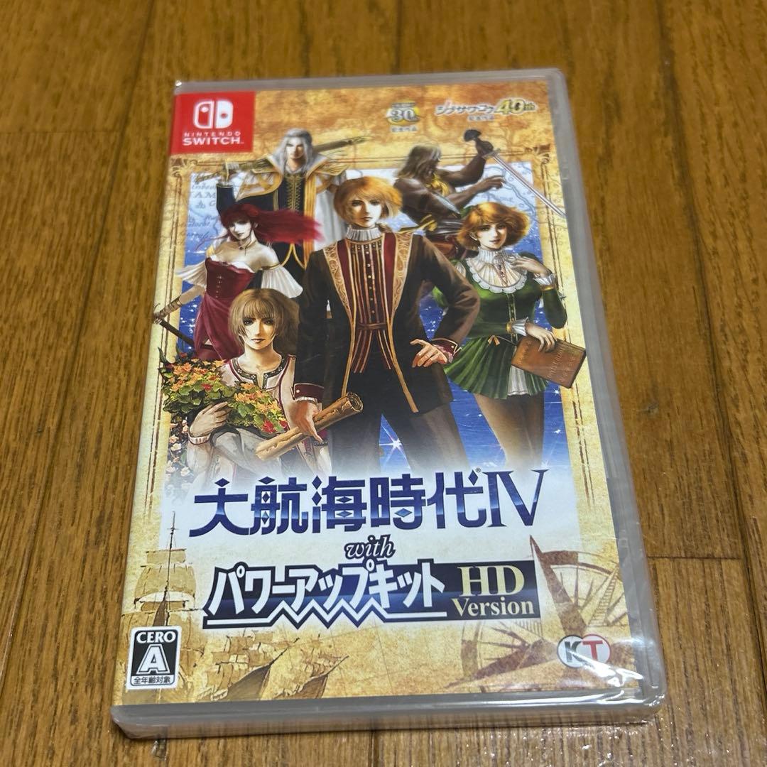 新品未開封　大航海時代4 with パワーアップキット HD Version