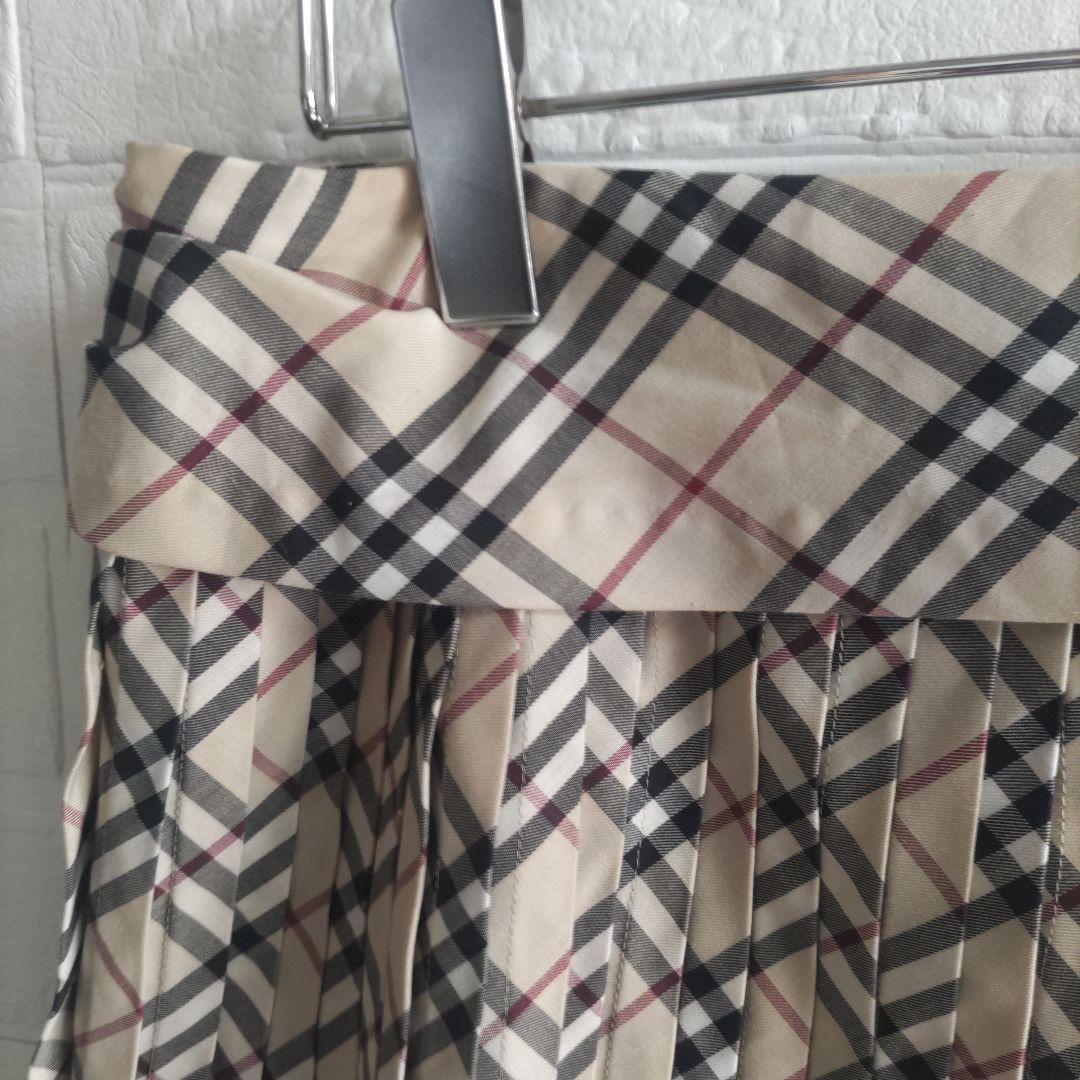 専用✨バーバリー　ブルーレーベル 　プリーツミニスカート　ノバチェック