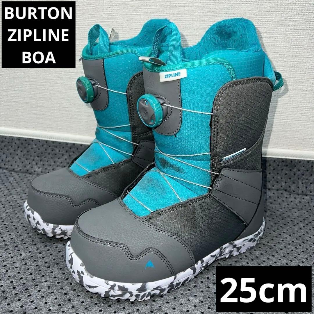 5回使用 25cm BURTON ZIPLINE BOA スノーボードブーツ