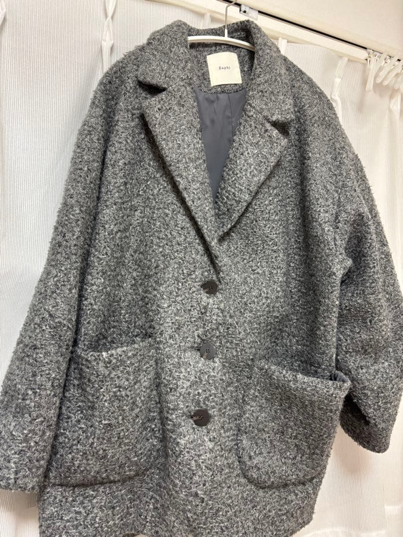 ジャケット・アウター Eaphi SOFT WOOL TAILOR COAT