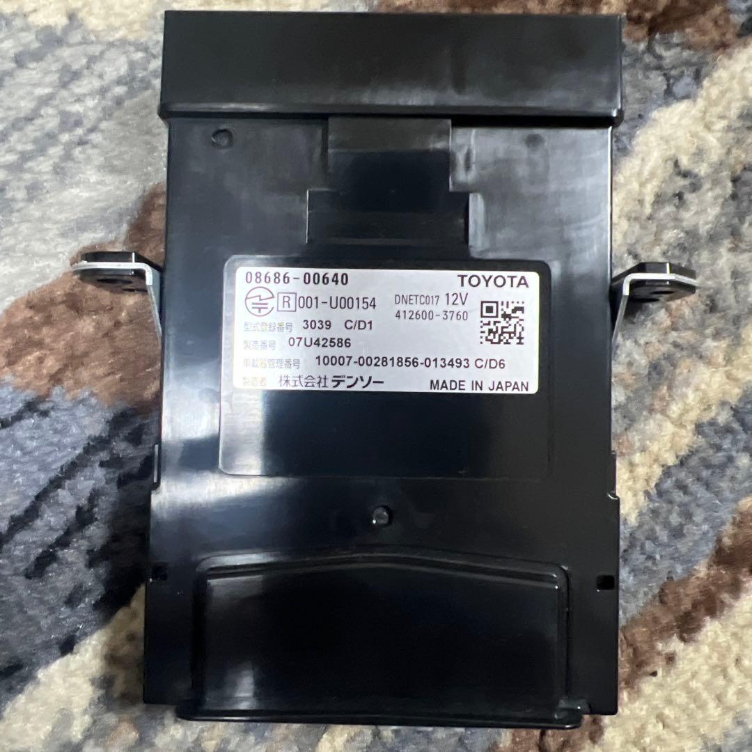 トヨタ ETC 2.0 08686-00640 配線付き