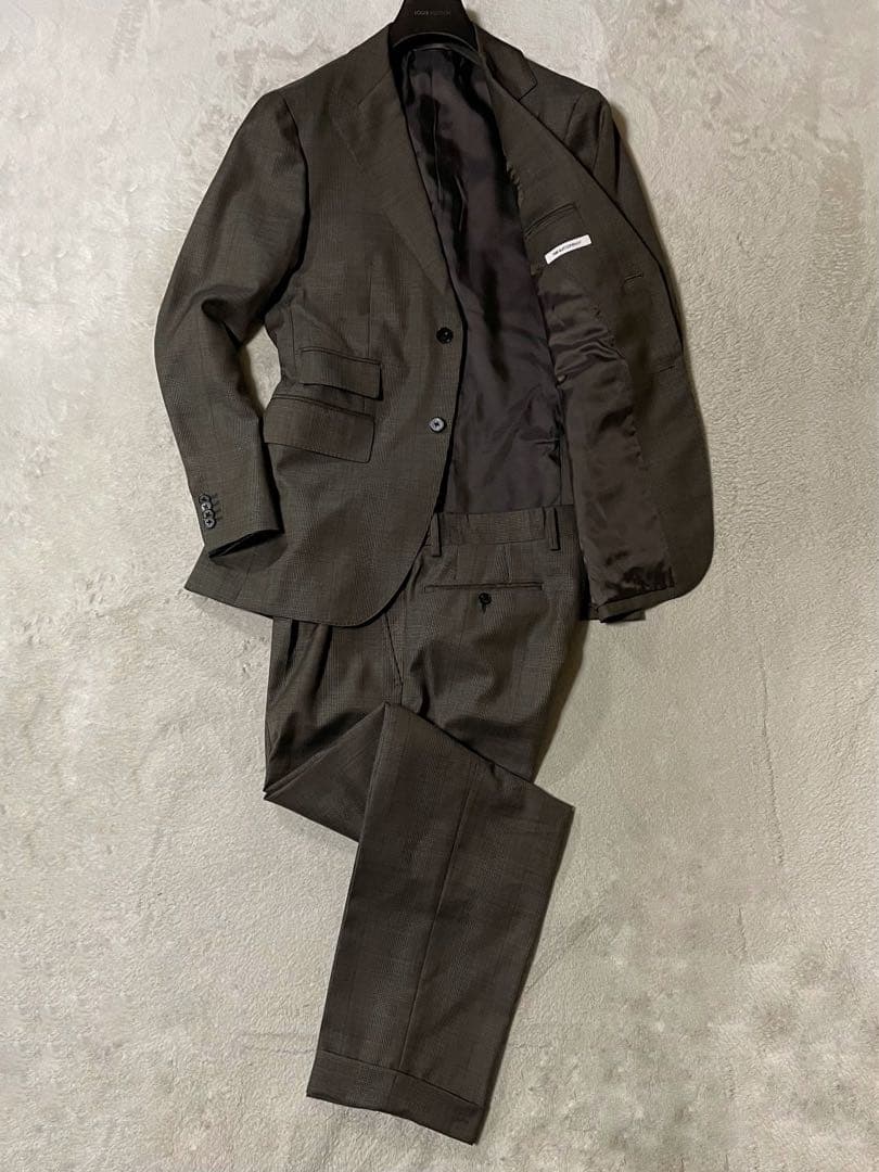 スーツカンパニー×カノニコ 20周年記念 グレンチェックスーツ 175 美品