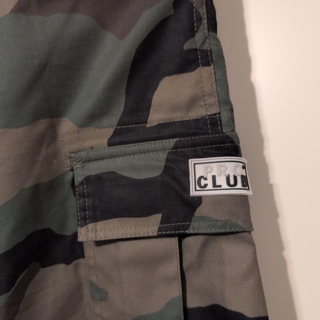 PRO CLUB 迷彩カーゴパンツ