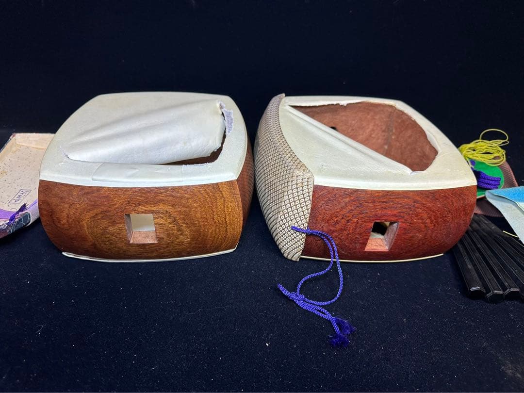 三味線 紅木　紫檀　 2本　まとめ　弦楽器