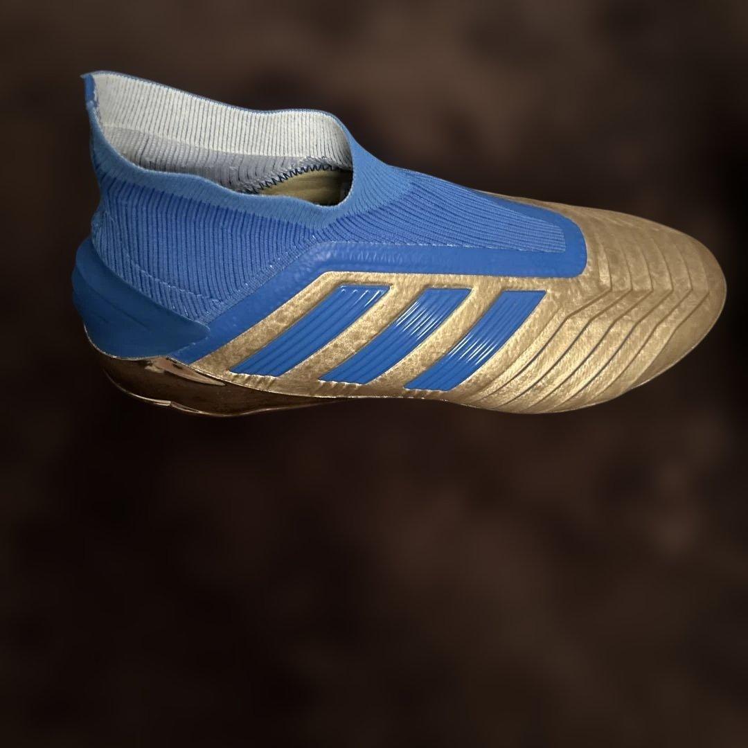 adidas Predator ゴールド/ブルー シューズ26.5