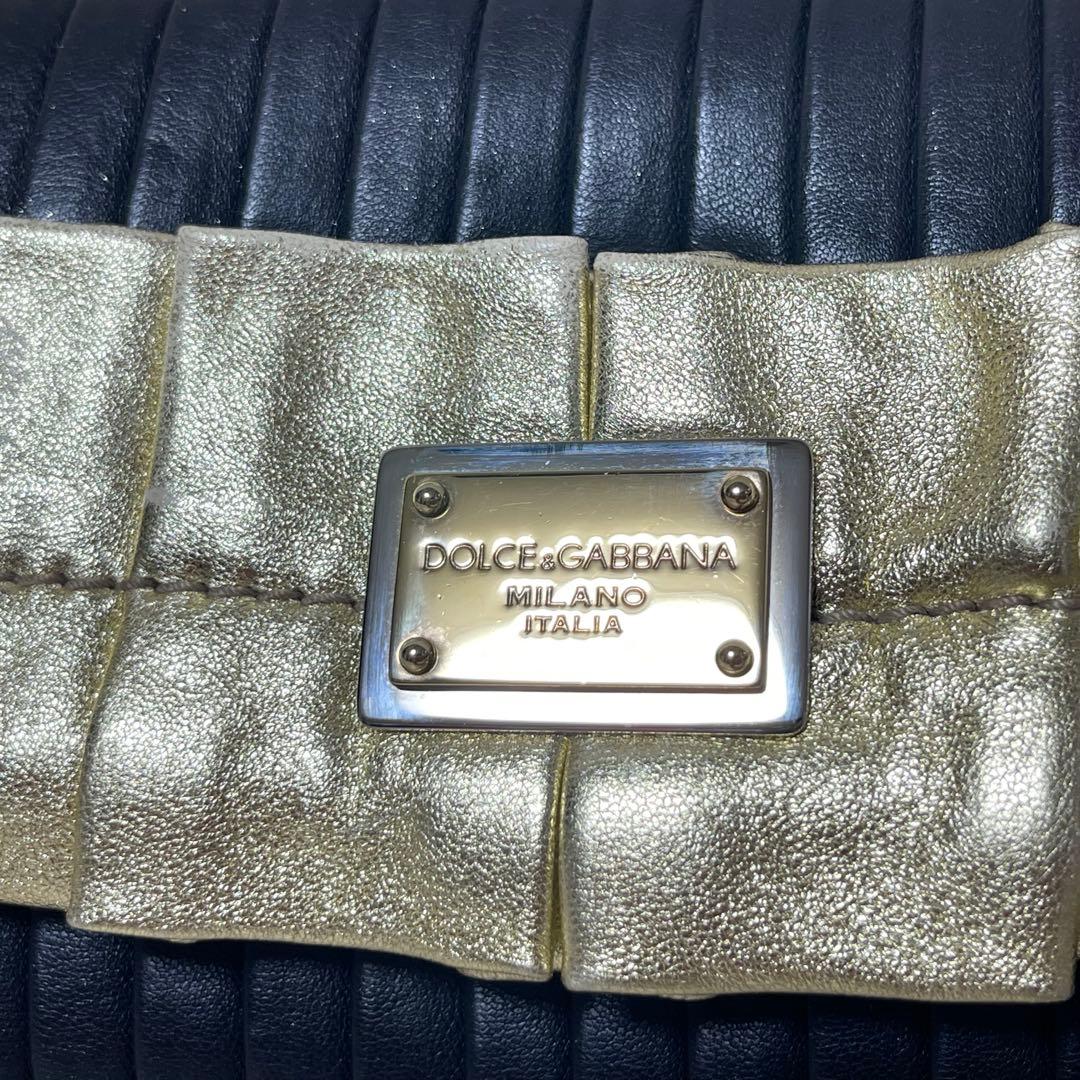 ☆訳あり☆ ドルチェ&ガッバーナ チェーン ショルダー パーティー バッグ
