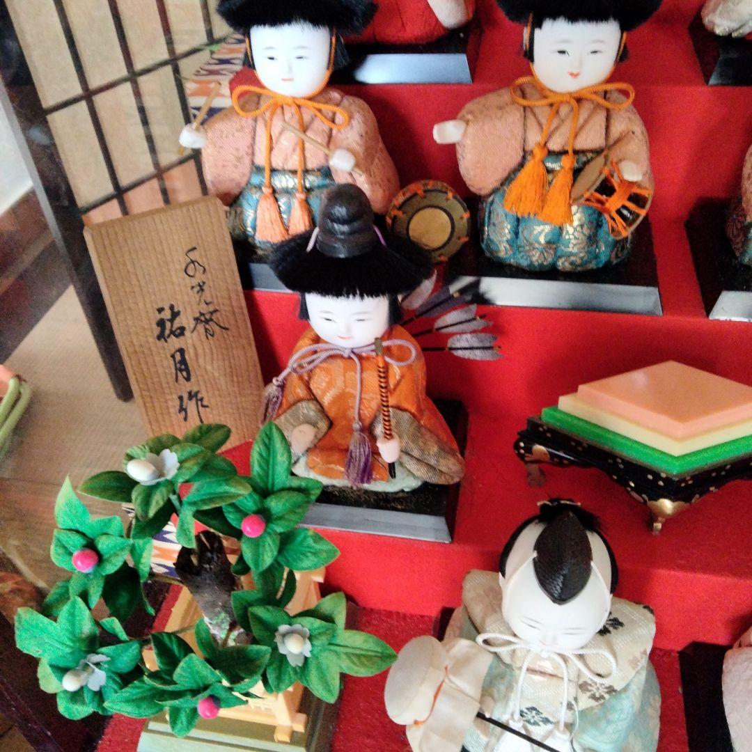 雛人形　木目込み　祐月作