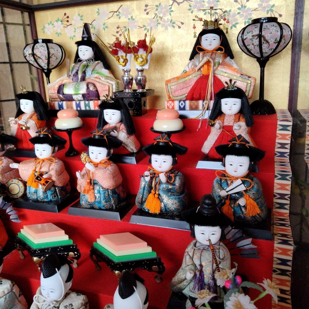 雛人形　木目込み　祐月作