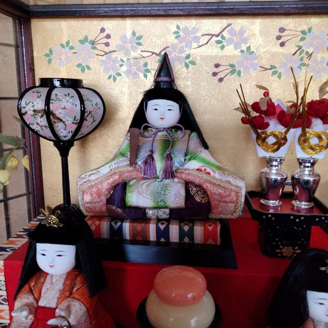 雛人形　木目込み　祐月作