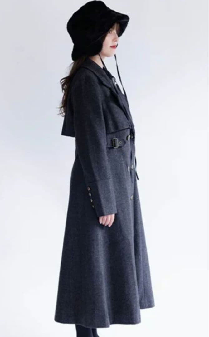 axesfemme　2WAYカラーロングコート