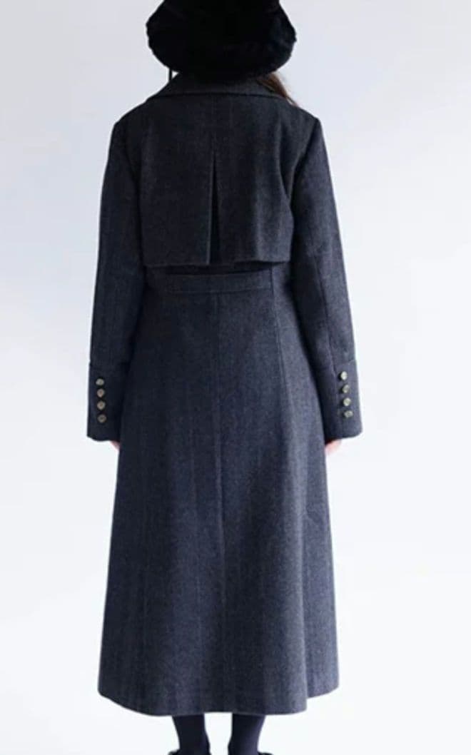 axesfemme　2WAYカラーロングコート