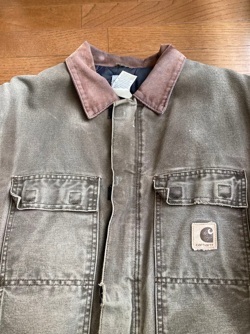 Carhartt カーハートトラディショナルコート フェード 襤褸 Lサイズ