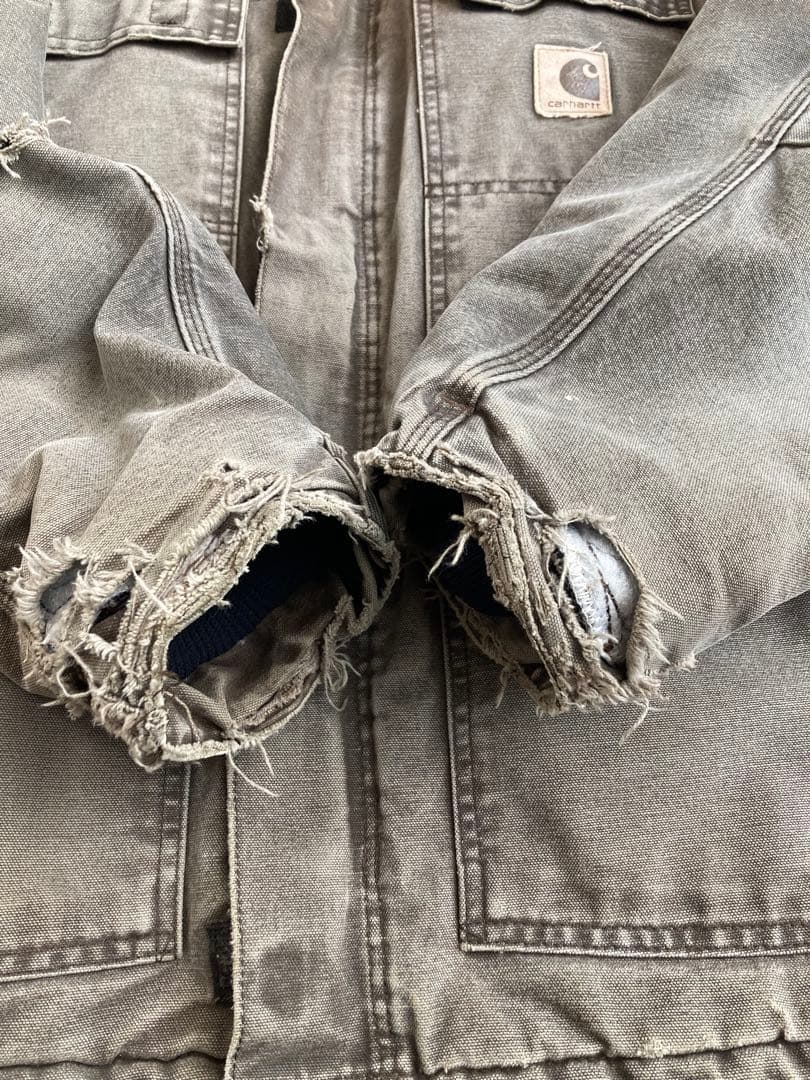 Carhartt カーハートトラディショナルコート フェード 襤褸 Lサイズ