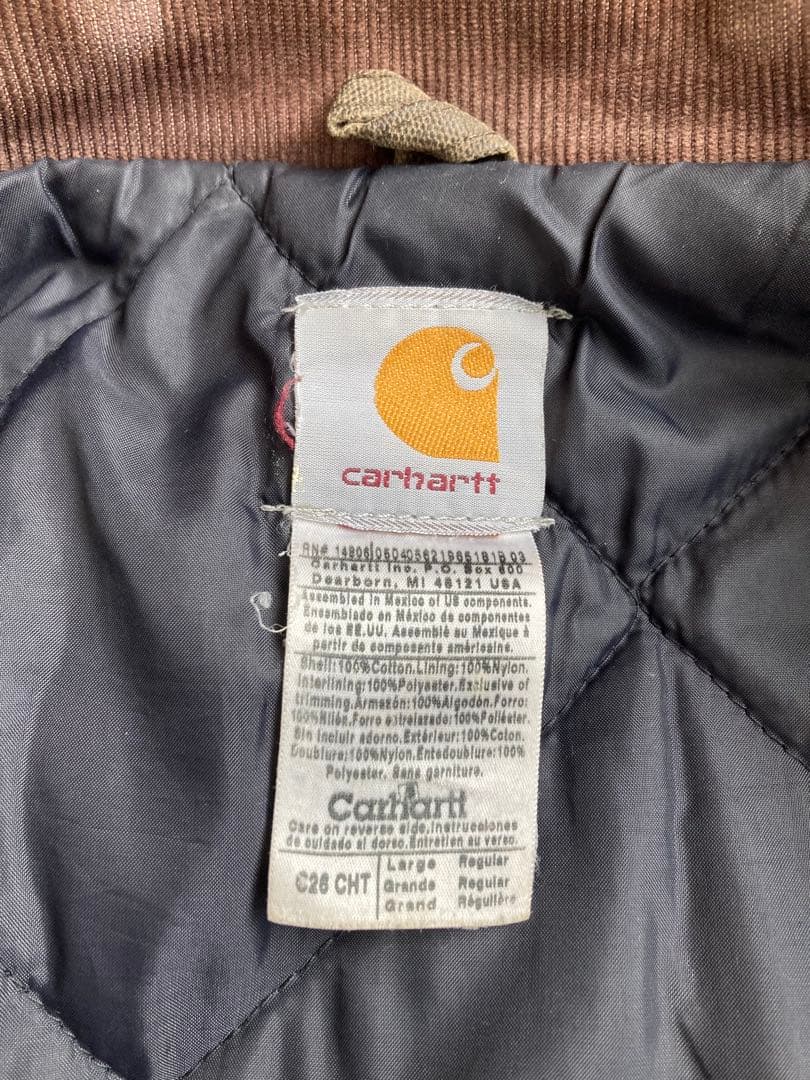Carhartt カーハートトラディショナルコート フェード 襤褸 Lサイズ
