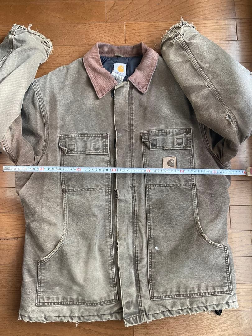 Carhartt カーハートトラディショナルコート フェード 襤褸 Lサイズ