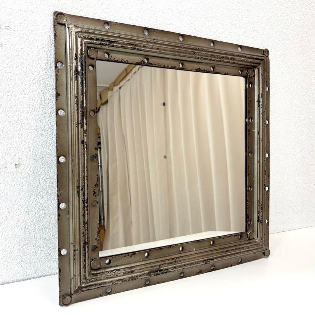 廃盤　DULTON インダストリアルミラー　鏡　ヴィンテージ　アンティーク　男前