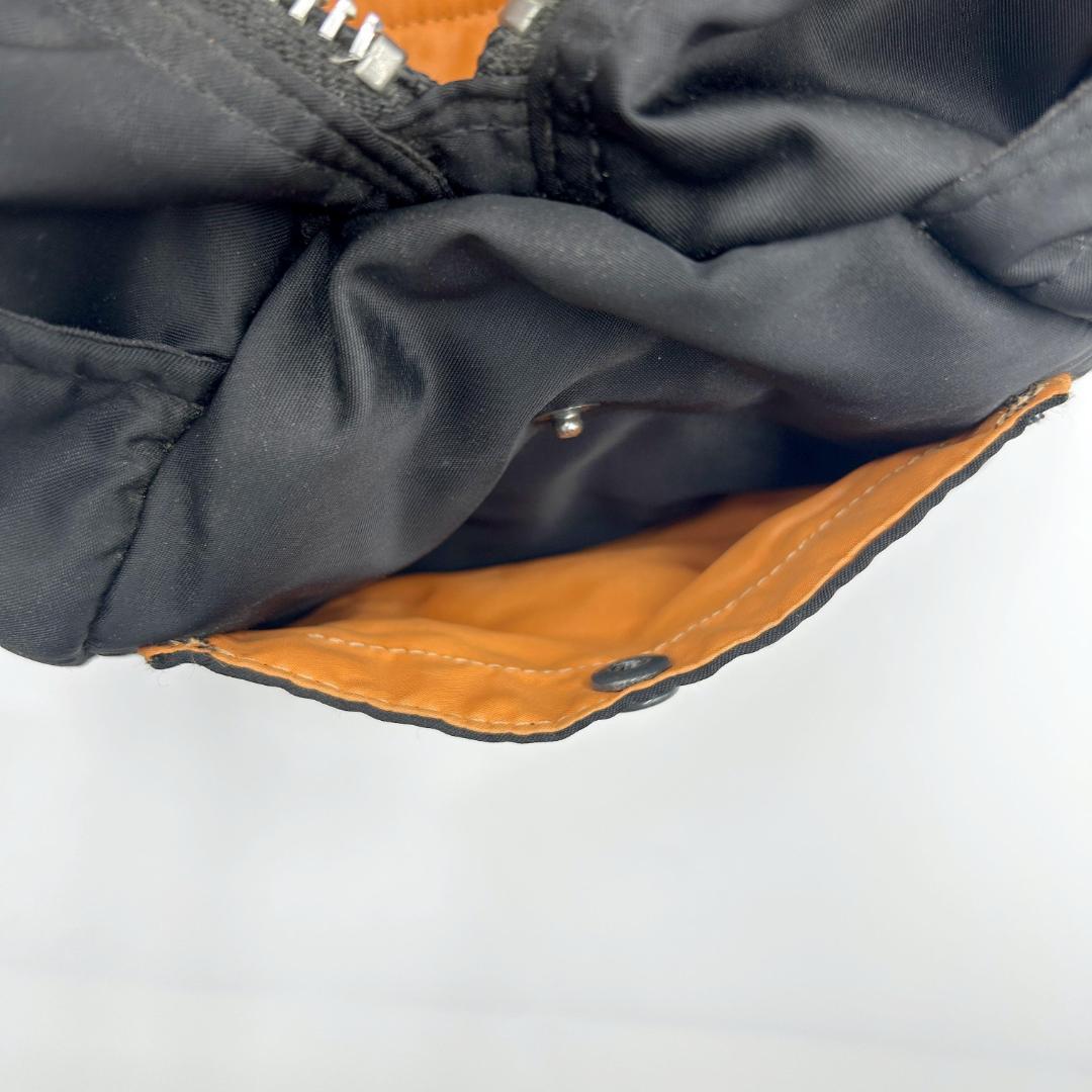 美品✨ ポーター タンカー ミニボストン バッグ 筒形 円形 ナイロン ブラック