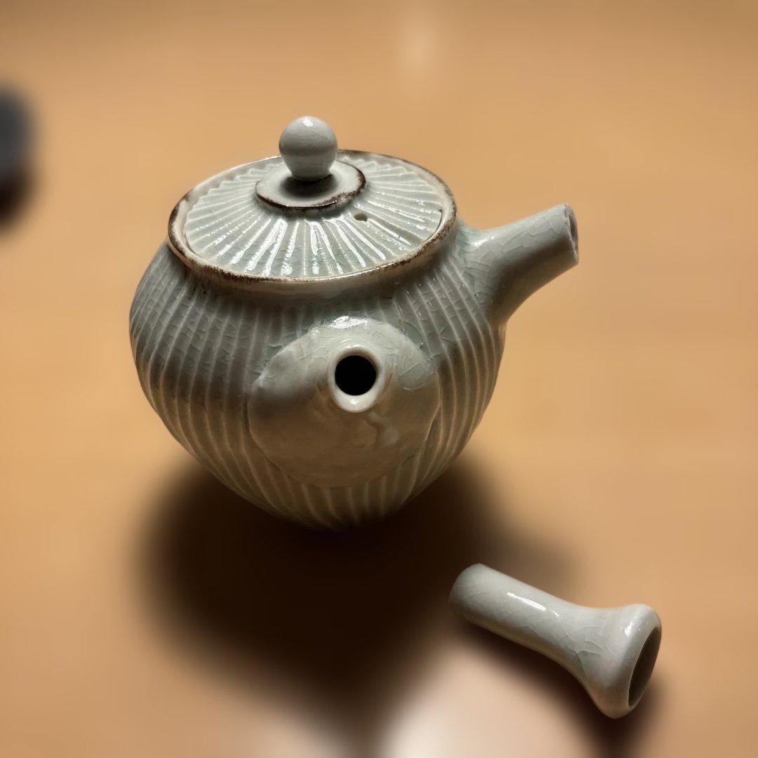 作家さんの急須　コホロ　取っ手欠け