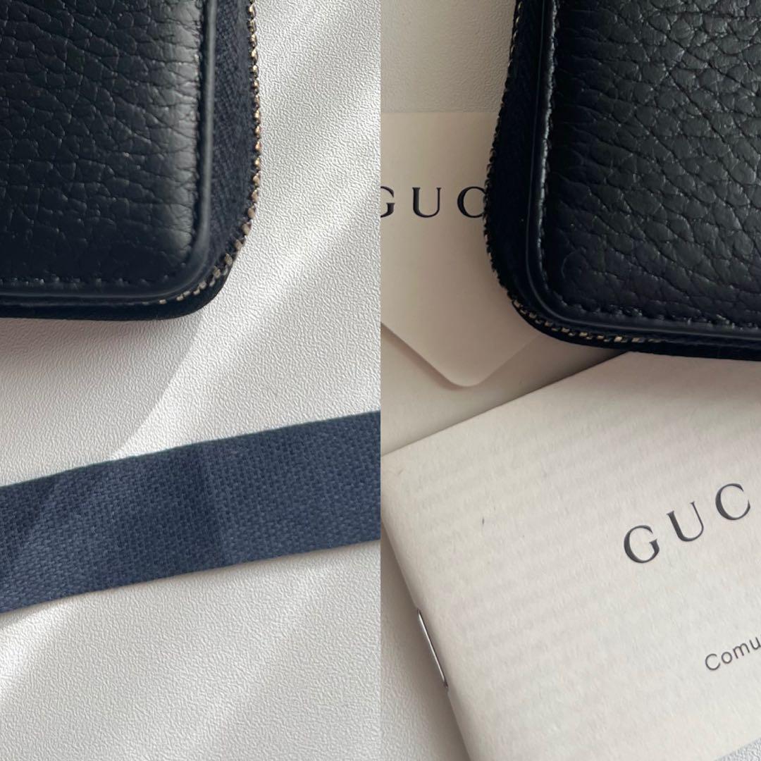 23 極上美品 GUCCI グッチ マーモント 長財布 ラウンドファスナー