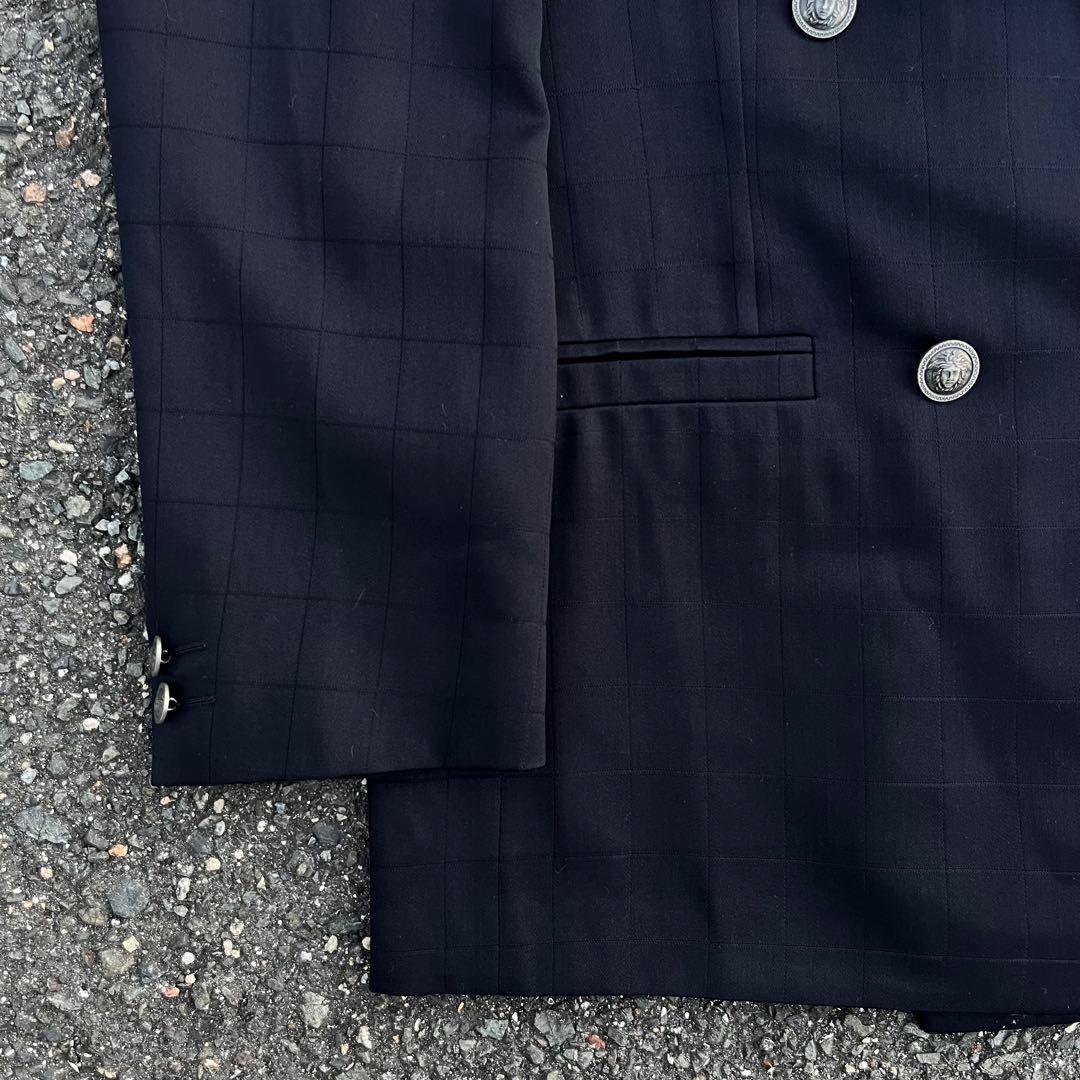 GIANNI VERSACE 90s スーツ　セットアップ　成人式　ダブル　希少