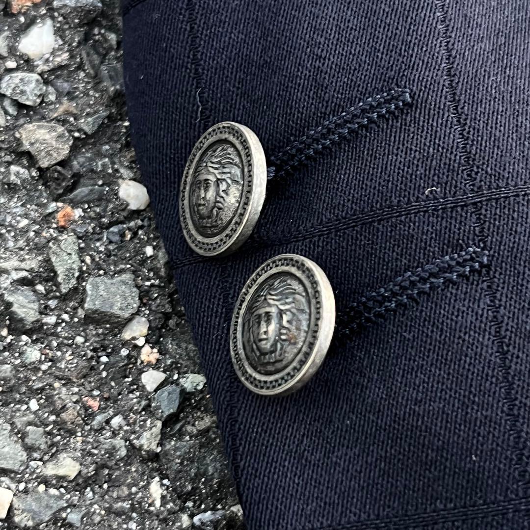 GIANNI VERSACE 90s スーツ　セットアップ　成人式　ダブル　希少