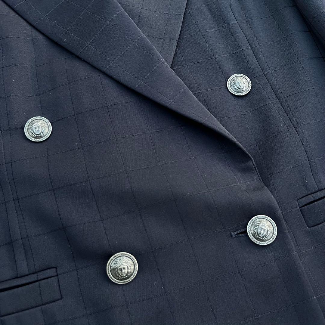 GIANNI VERSACE 90s スーツ　セットアップ　成人式　ダブル　希少