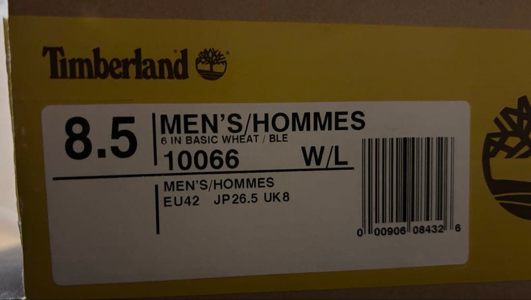 ティンバーランド 6インチ ブーツ 26.5センチ