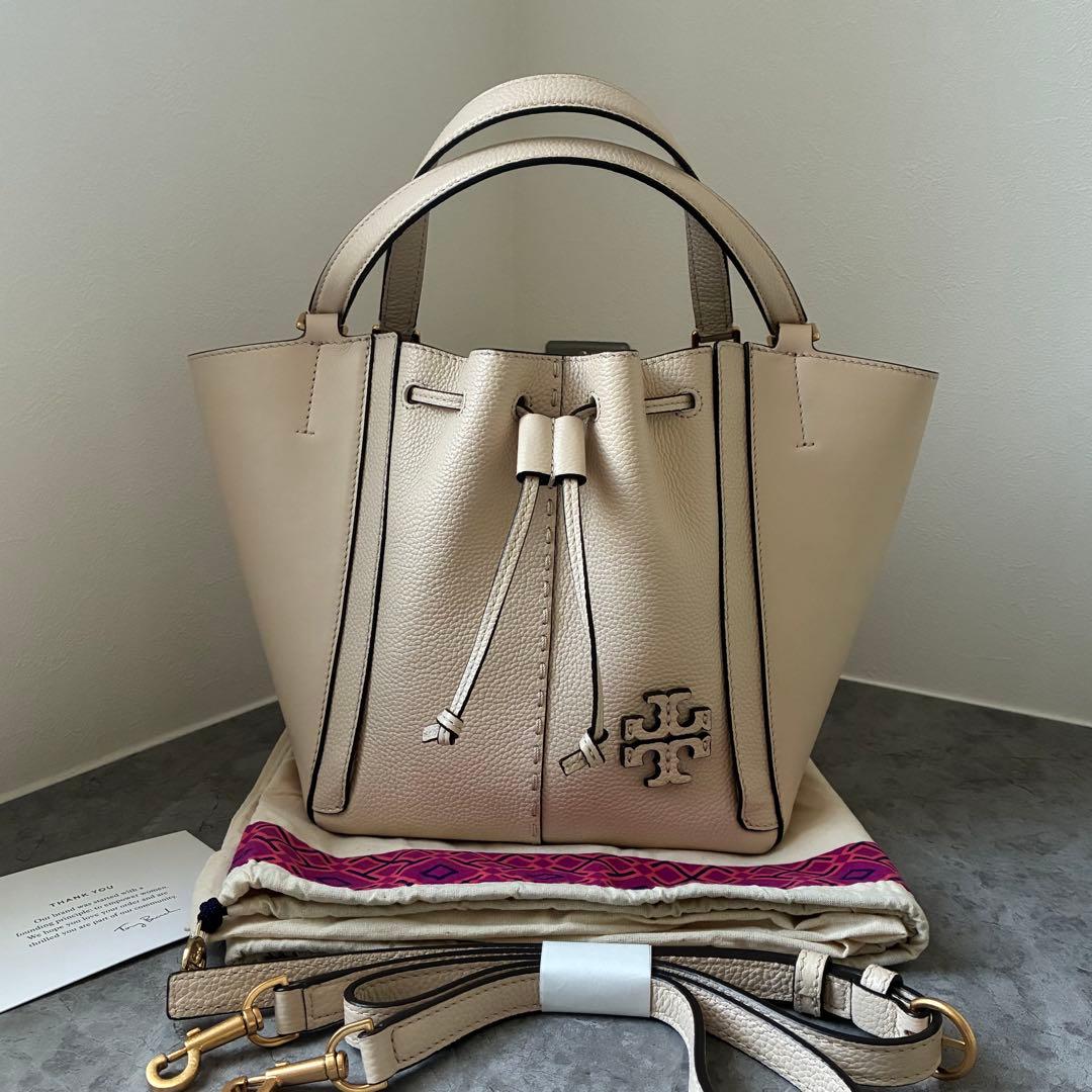 【美品】トリーバーチ ドラゴンフライ 2WAY 巾着 バッグ ショルダー 保存袋