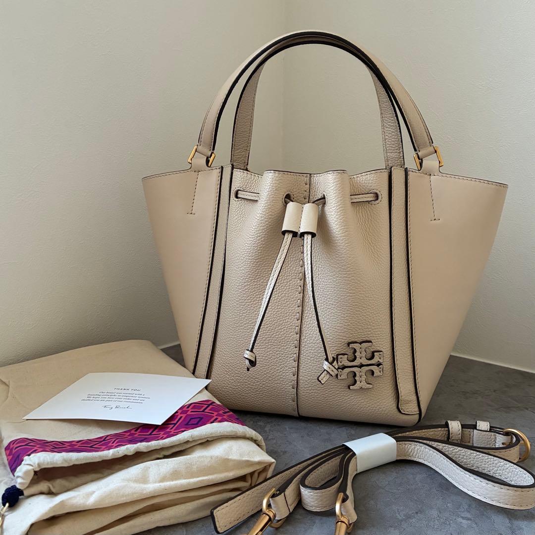 【美品】トリーバーチ ドラゴンフライ 2WAY 巾着 バッグ ショルダー 保存袋